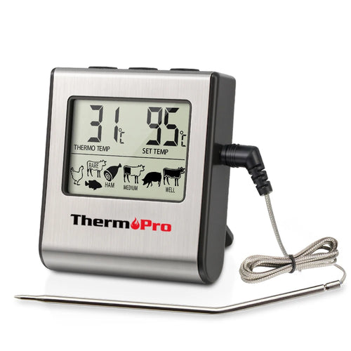 Thermo-sonde professionnelle pour cuisson parfaite de la viande