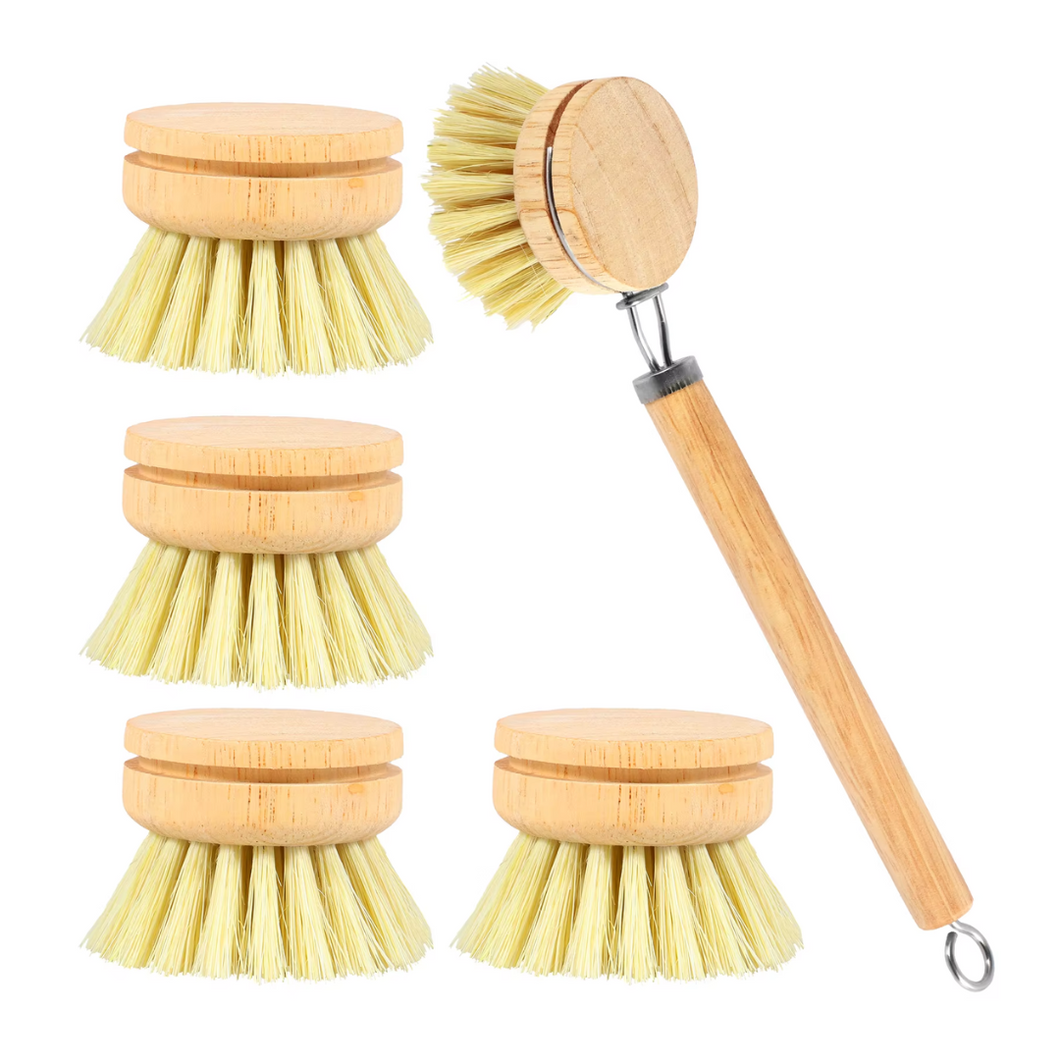 Brosse en bambou pour la vaisselle