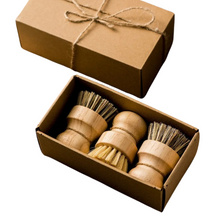 Charger l&#39;image dans la galerie, Coffret cadeau - 3 brosses en bois
