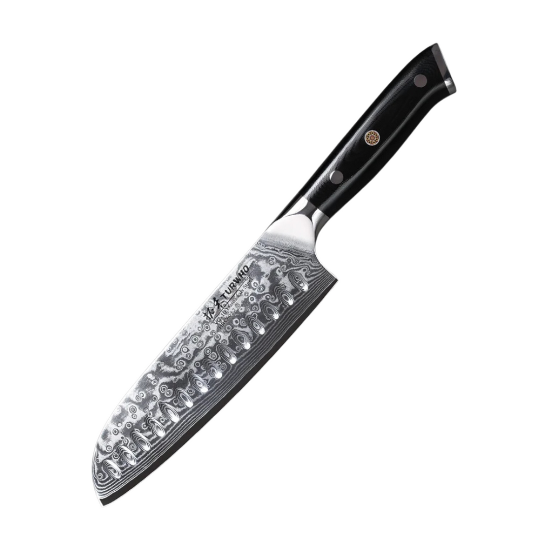 Couteau Santoku japonais – Acier d’exception